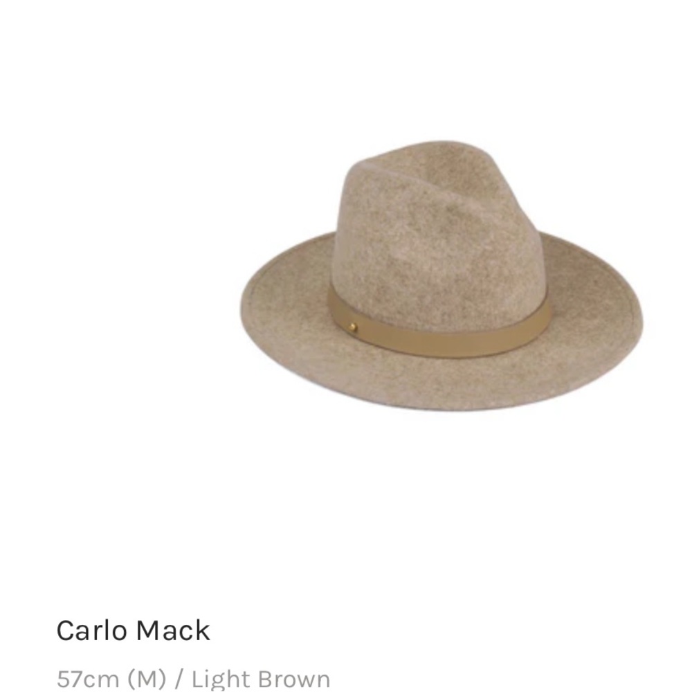 Light Brown Fedora Hat